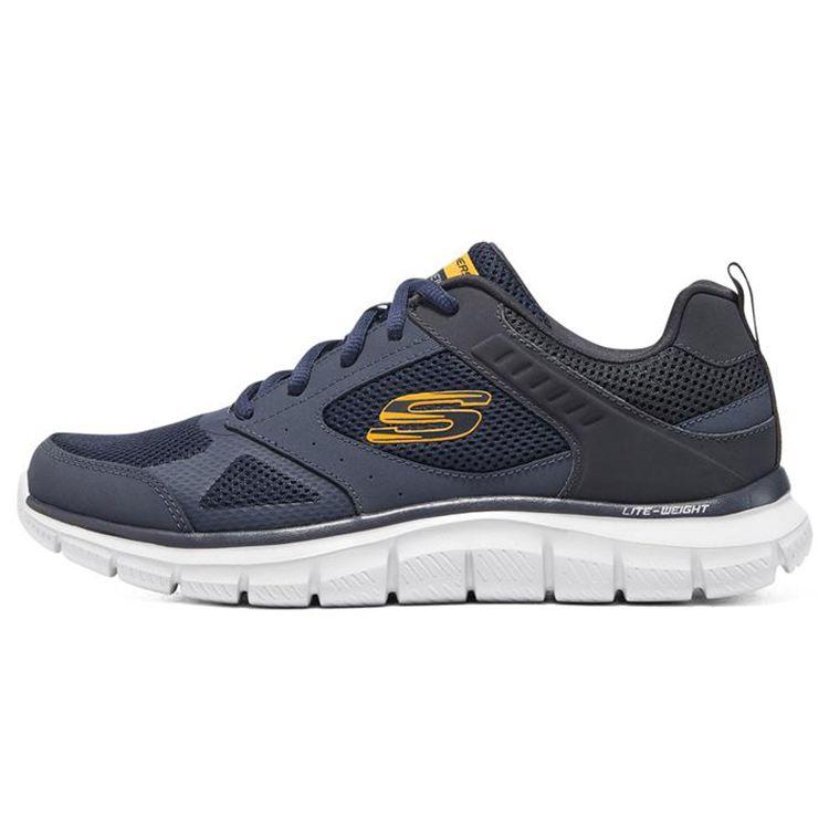 Skechers TRACK Мужские Синие Низкие Повседневные Обувь для Ходьбы 232398-NVY 45