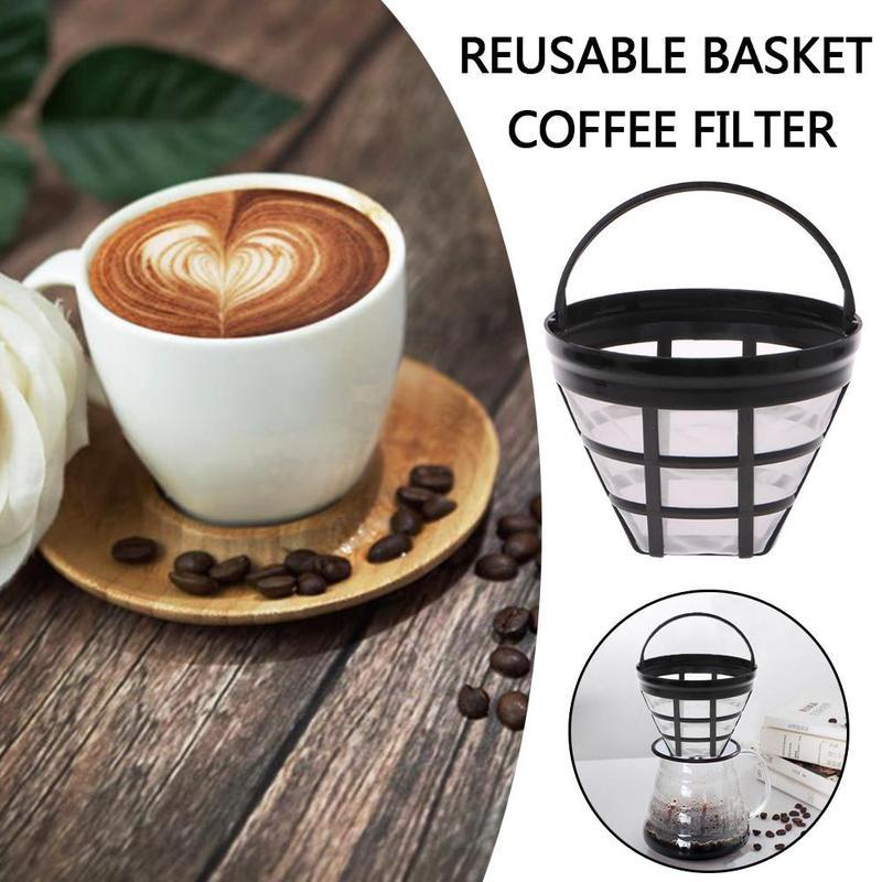 Filtro per caffè riutilizzabile, filtro per macchina da caffè, stile tazza, filtro a rete