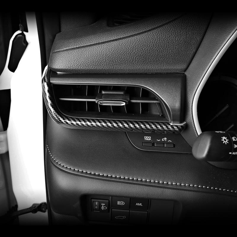 For Toyota Highlander XU70     2024 ABS Car Center Control Panel Dashboard Side Air Condition Outlet Cover Trim