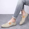 Men Shoes Spring Autumn Casual Outdoor Flats Men Handmade Lace Up Black Shoes For Men Cow Suede Leather Spring Autumn Men Shoes