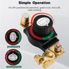 A25F-For Car Battery Disconnect Switch, Top Post Battery Disconnect Switch, 12V-48V Battery Cut/Shut Off Kit For Car RV Boat Tru