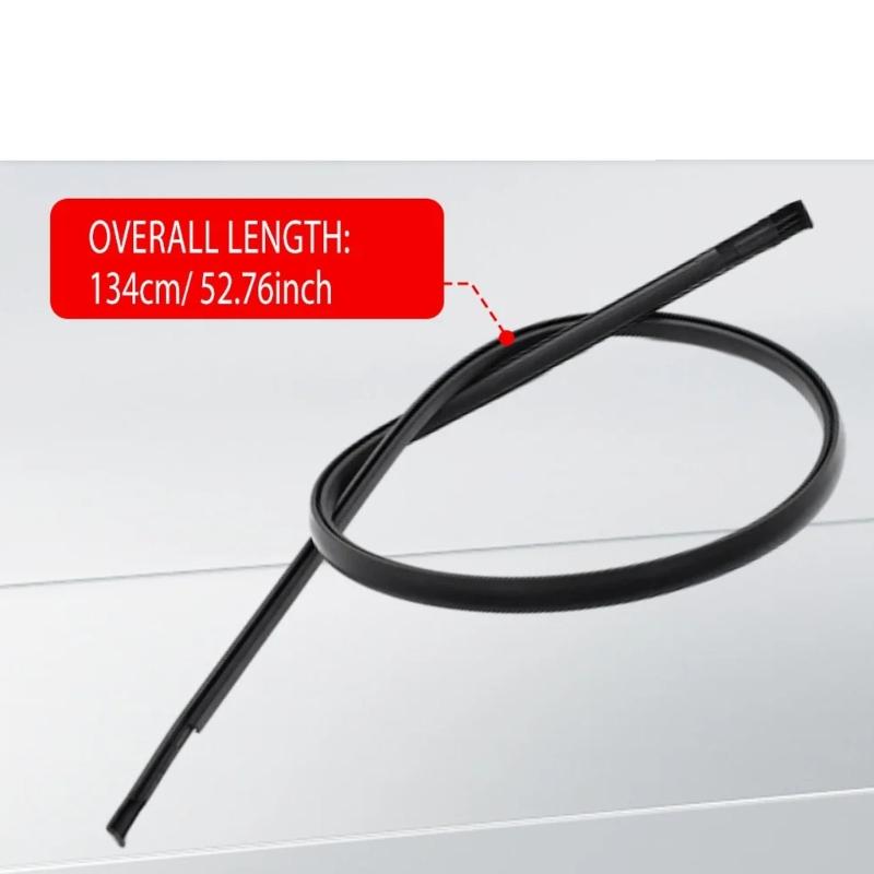 1 Pair Roof Rubber Strips for 2004-2007 75555-12120 75556-12120 Replacement Weatherstrip Waterproof Rain Seal