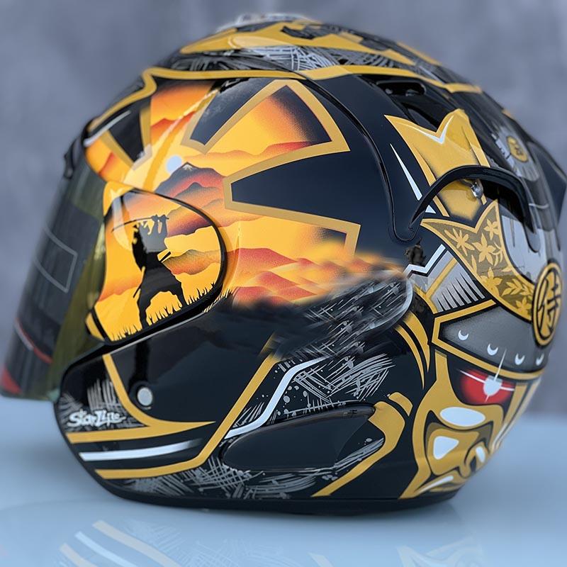 Summer Season Women and Men Helmet Half Helmet Motorcycle Capacete Safety Helmet Golden Bodyguard Helmet Casque ECE Approved