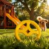 Bite Resistant Puppy Teething Toys Dogs Floating Toy, Interactive Dog Toy with Bell, Steering Lightweight Chewable Training Equipment Wheel
