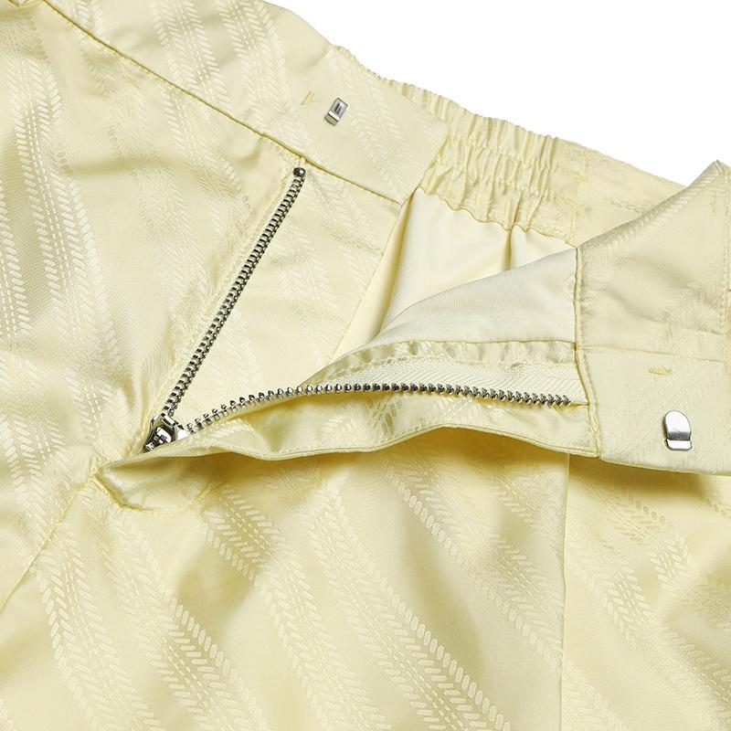 FILA Milano Series Versatile Comfortable Fashion Casual Shorts Women shorts Light-Cream-Yellow F11W625810FBG