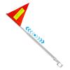 Bike Flag Tear-Resistant Waterproof Retractable Pennant Safety Flags For Bikes For Adult Kids Scooter Motorcycle Outdoor Golf