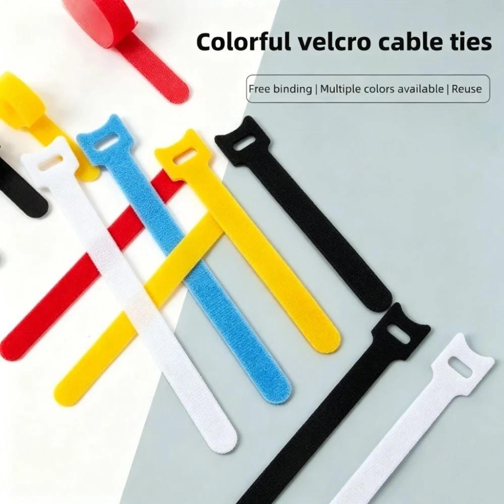 50Pcs Nylon Cable Ties Reusable Wire Organizer Cable Accessories Cord Ties DIY Projects