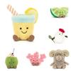 Amuseables Fruit Dragon Chestnut Glasses Rugby Plush Toy Stuffed Doll Kids Gift