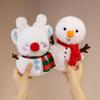 18cm Creativity Christmas Series Doll Santa Claus Snowman Xmas Tree Apple Stuffed Toy Home Decoration Props Xmas Gift Idea