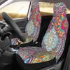 2 sztuki Pokrowce na siedzenia samochodowe Boho Mandala Uniwersalne Wysokie Oparcie kubełkowe Miękki Pokrowiec ochronny na siedzenie samochodowe Akcesoria samochodowe Dekoracja
