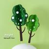 Forest Leaves Cake Topper: Apple & Coconut Tree Decor with Free Shipping
