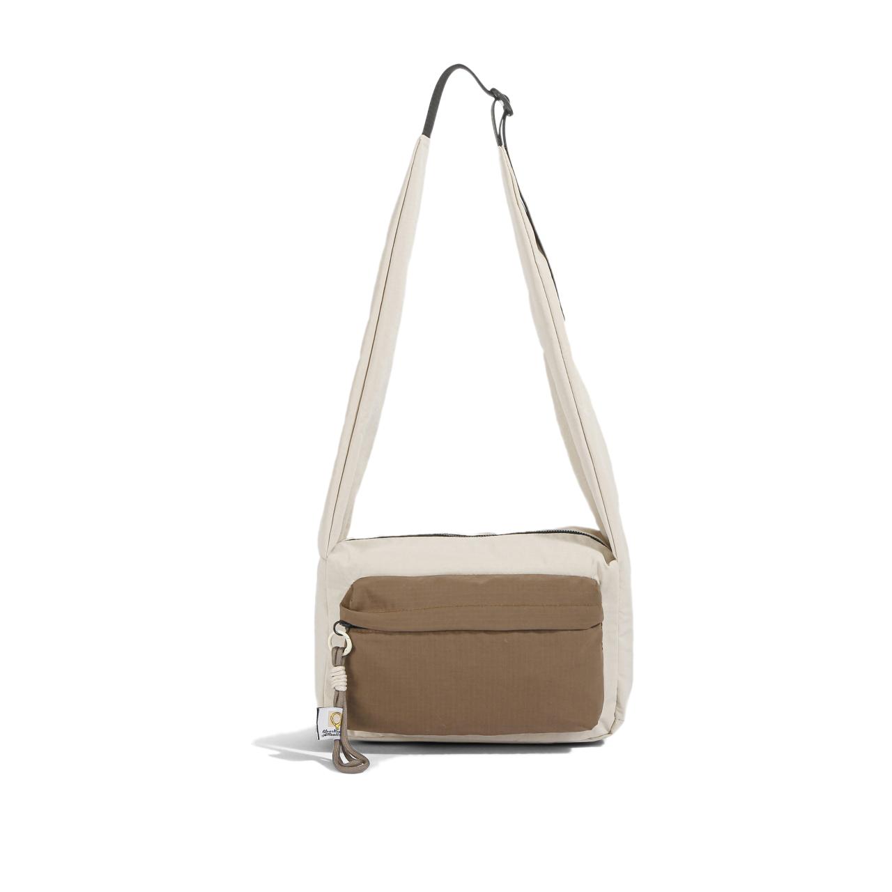 

Color Block Crossbody Bag Minimalist Shoulder Bag for Students and Casual Outfits кавовий
