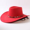 Popular European and American Classic Big-brimmed Western Cowboy Hat Men's and Women's Outdoor Fashion Anti-sun Cowboy Hat Jazz Hat