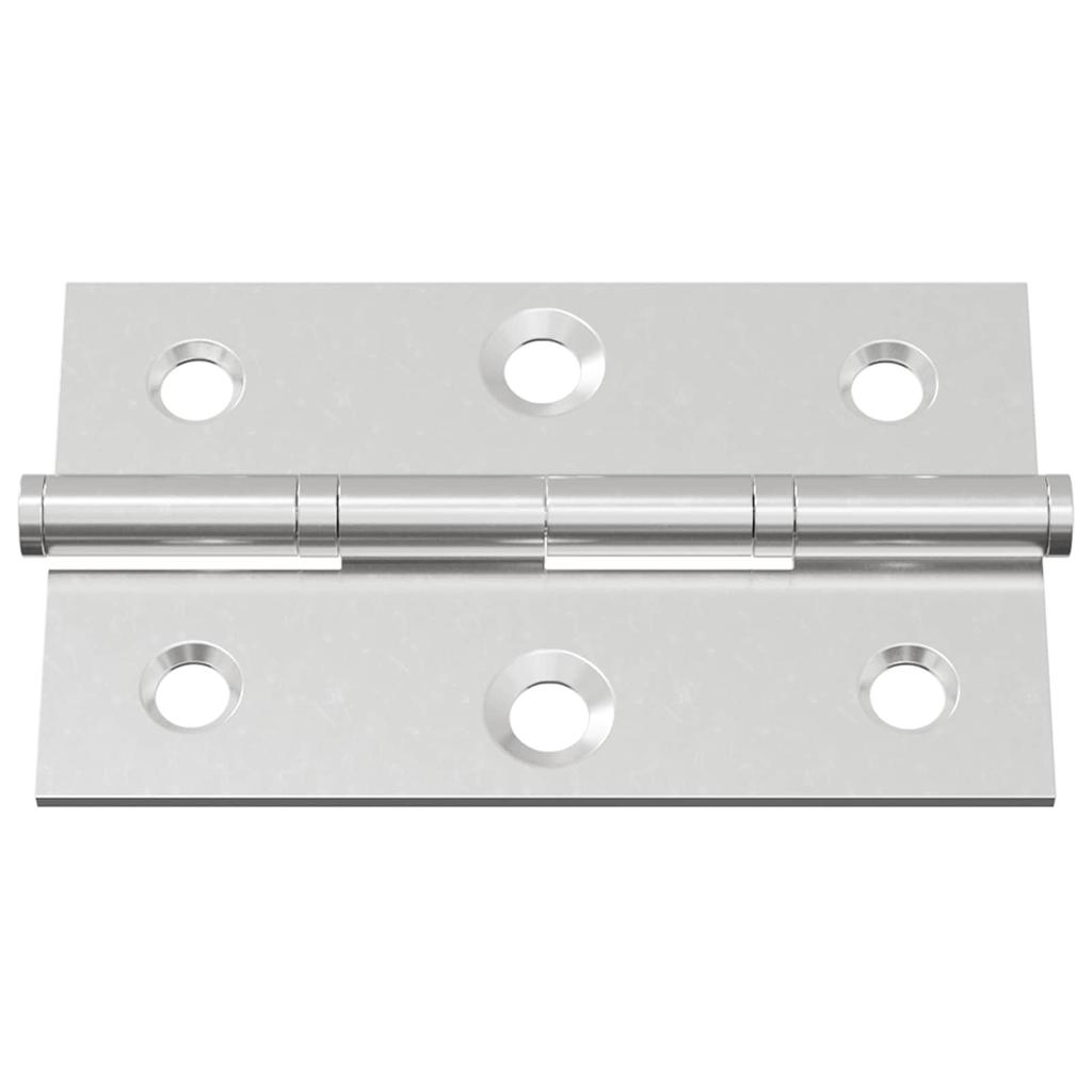 Universal Hinge Set 2 Pcs Silver 58 X 35 X 1 Mm Steel