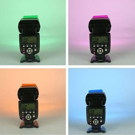20 Pcs/Set Flash Lamp Light Color Gels Filter Cards for Camera Photography Tool