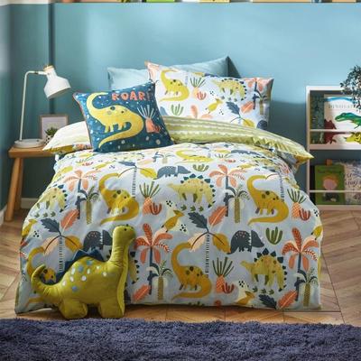Conjunto de capa de edredon Little Furn Dinos Scandi