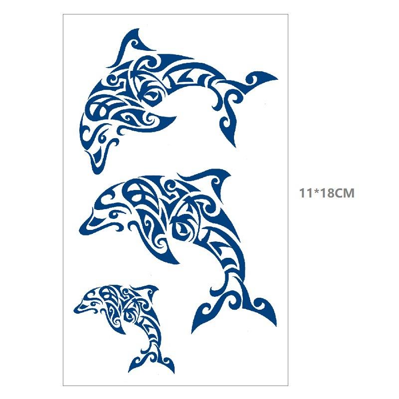 Emmy Herbal Gradual Change Water Transfer Simulation Can Not Wash Off Semi-Permanent Bow Deer Head Dream Catcher Tattoo Sticker