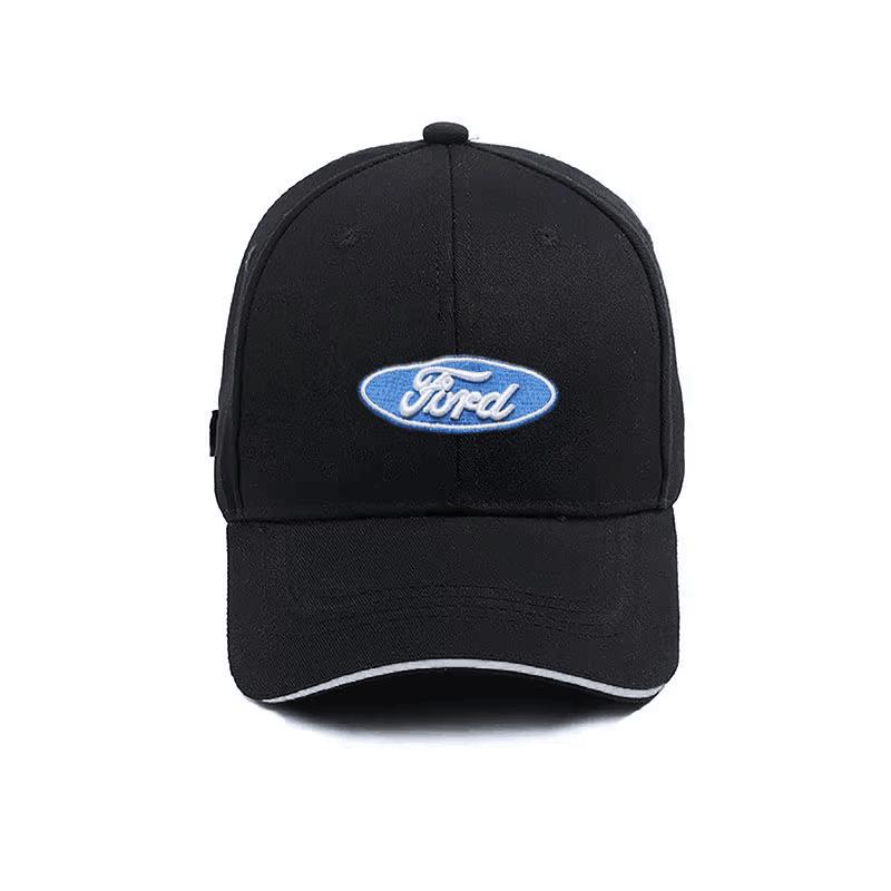 1 Stück Hochwertige Stickerei Streetwear für Ford Baseballkappe Cool Verstellbar für Ford MK7 Mondeo MK4 Fusion Focus 3 MK2 Fiesta