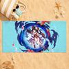 Game Honkai Star Rail Sparkle Towel Quick Dry Absorbent Beach Towel for Sports, Fitness, Swimming and Outdoor Activities