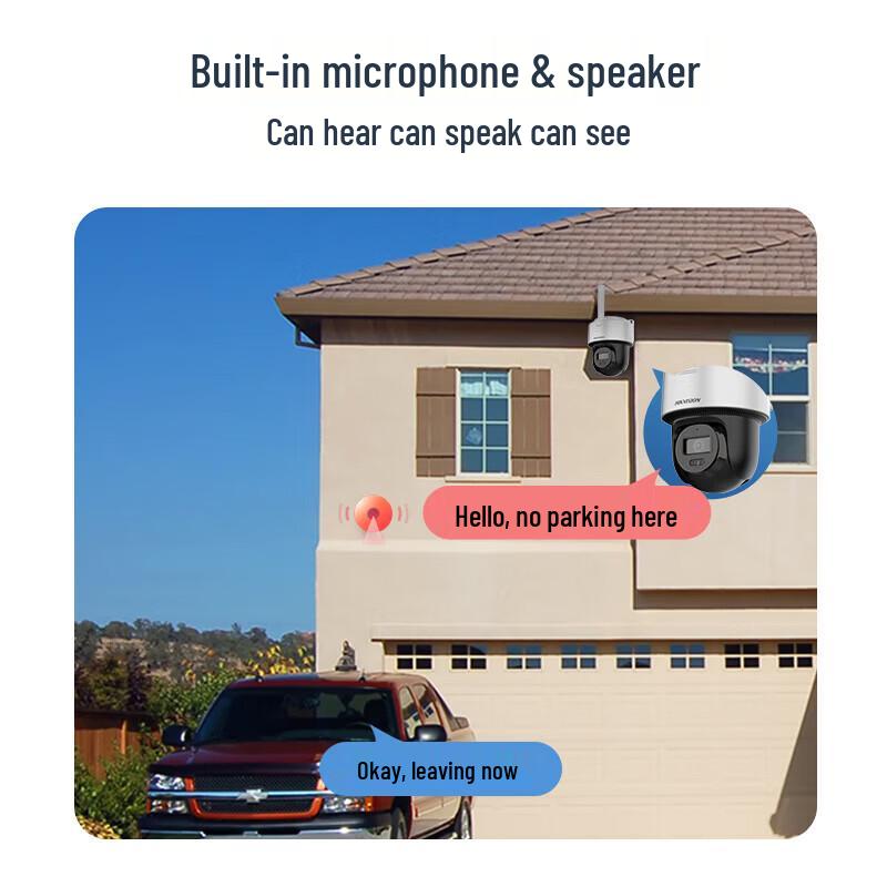 Hikvision 4G PTZ Outdoor Security Camera CN Plug (adapter Included)