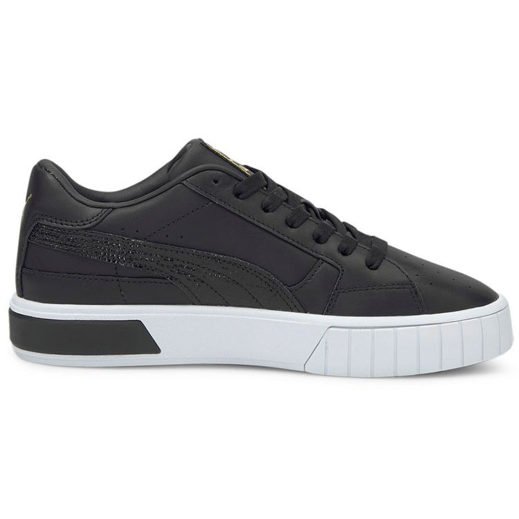 Puma Cali Star Snake Synthetic Leather Casual Lightweight Low Top Sneakers Women Sneakers Black White 380629-02