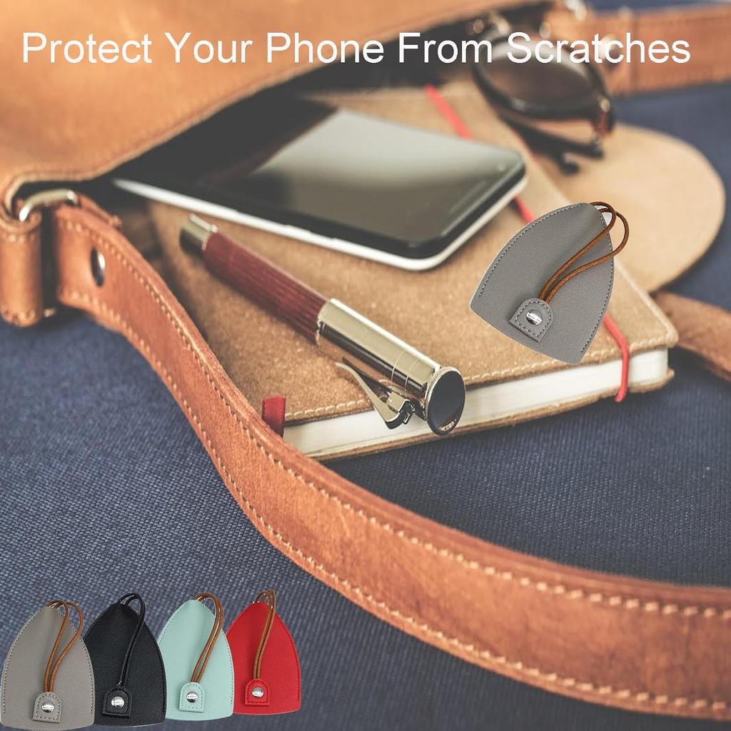 Car Key Case, 8Pcs Creative Pull-Out Key Case Cover, PU Leather Large-Capacity Car Key Protective Bag