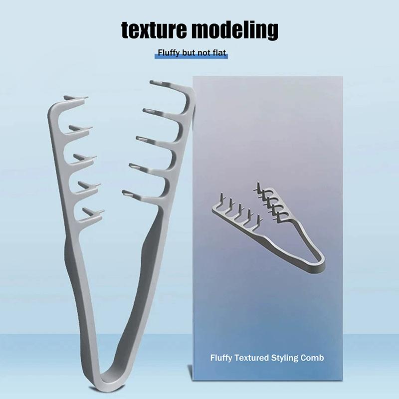 Volumizing Wide-Tooth Hair Styling Comb Curling Tools Fluffy Texture For Men Ideal For All Hair Types Hairstyling Tools