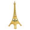 LED Tower Model Zinc Alloy Electroplating Exquisite Carving Light Up France Tower Ornament for Home Decor
