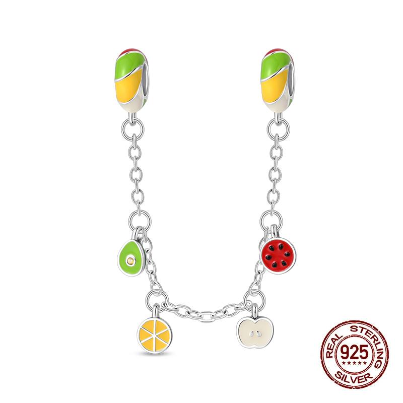 100% Copper Original Stars Moon Flower Safety Chains Spacer Beads Charms Fit 3Mm Bracelet Diy Jewelry Guardian Gift