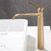 Basin Faucets Antique Bronze Bathroom Faucet Hot & Cold Brass Bathroom Sink Faucet Deck Mounted Lavotory Faucet  Mixer Water Tap