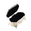 European Jewelry Storage Box Zinc Zinc Zinc Alloy Treasure Chest Jewelry Trinket Box Cotton Swab Box  Ring