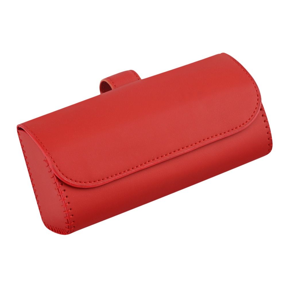 Portable Car Sunglasses Case PU Leather Eyeglass Storage Case Fashion Car Glasses Box  Car