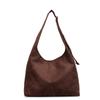 Retro simple large-capacity tote bag autumn and winter new niche shoulder bag casual commuter fashion handbag