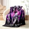 Jujutsu Kaisen blanket Flannel Blanket Soft Cozy Plush Throw for Sofa Bed Lightweight Home Decor