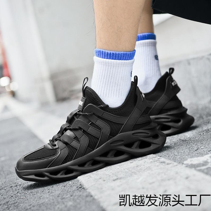 

Мужская обувь Blade, модный бренд, высококачественная легкая сетчатая спортивная обувь, мужская мода, повседневная обувь для увеличения роста на платформе, модная обувь для пап 39 чёрный