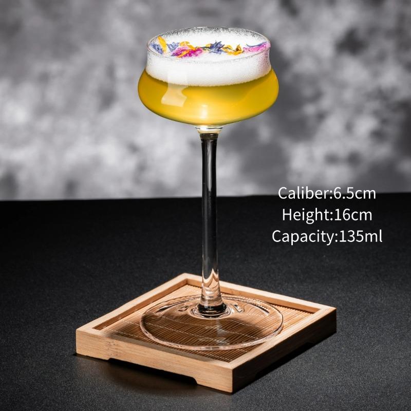 

Wide Mouth Goblet Creative Cocktail Glasses Cups Tall Martini Glass Cup Champagne Glass Martini Glasses Cup Bar Kitchen Tools 135ml