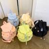 Student Class Backpack Women's 2025 Summer Korean Edition Fashion Casual Small Backpack Niche Canvas Flip Backpack
