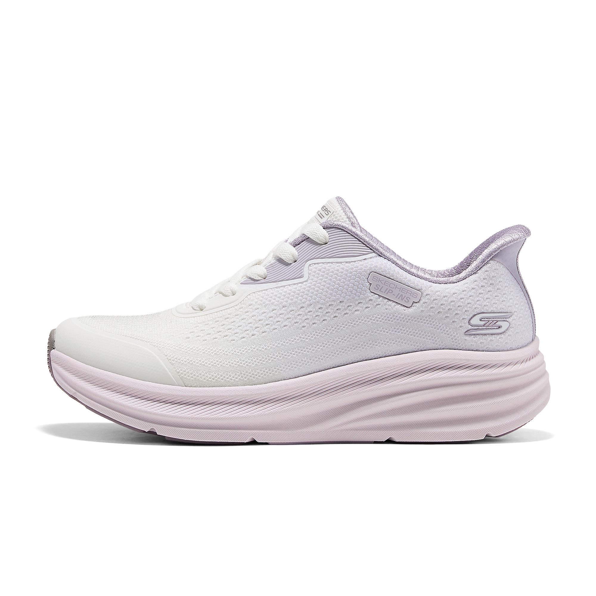 Skechers Bobs Sport Fabric Round Toe Lace-Up Breathable Low-Top Training Shoes Women sneaker 117760-LIL 35
