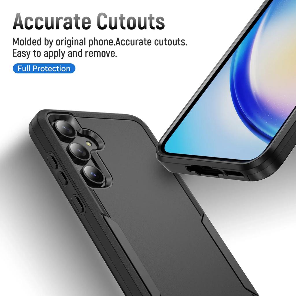 Für Samsung Galaxy S24 FE S22 S23 Plus S25 Ultra A06 A16 A56 A55 A35 A15 Schwerlast Militärqualität Schutzhüllen Panzerhülle