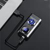 Large Flame Arc Metal Lighter Windproof LED Lighting Power Display Ignition Display Fast Charging Ignition Gadget