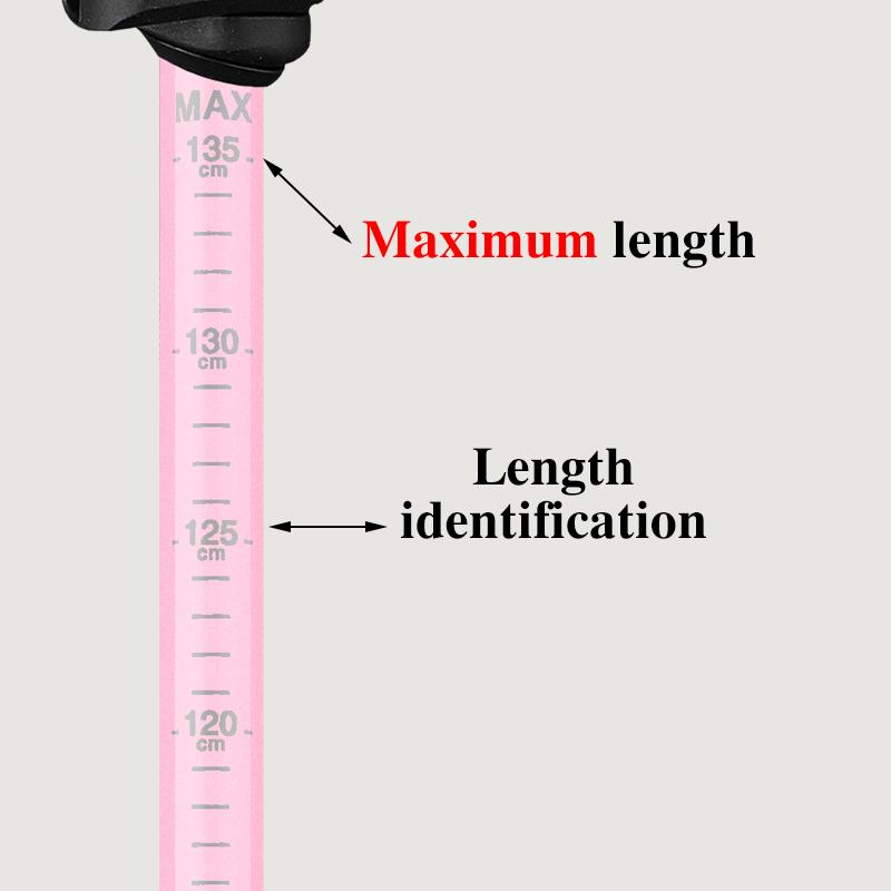 Trekingové hole z 3K karbonových vláken, Lehké turistické hole, Turistické hole vhodné pro turistiku, trekking, blátivý terén a sněhové prostředí