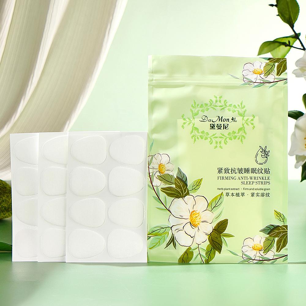 24PCS Beauty Salon Tightening Sleep Pattern Patch Forehead Cheek Wrinkles Crow's Feet Face Sleep Pattern Stickers