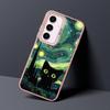 Van Gogh Art Cat Case for Samsung Galaxy A53 A35 A73 A71 A55 A72 A52 A54 A51 A56 A26 A36 Soft Shell