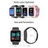 D20 Bluetooth-compatible Rechargeable Smart Watch Clock Calories Heart Rate Sleep Monitor