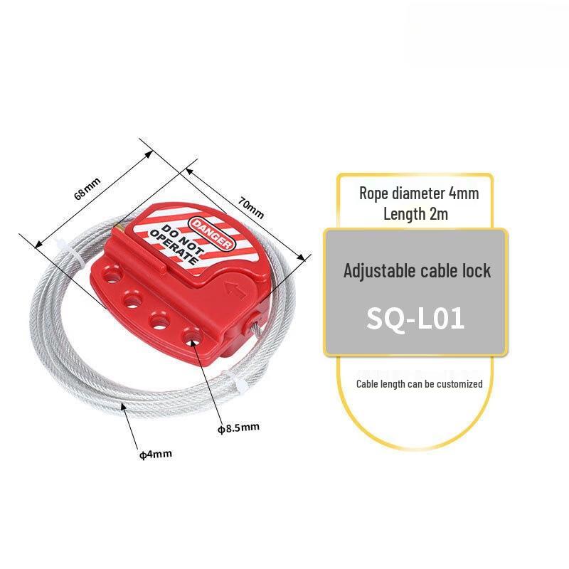 

Weibaida Adjustable Safety Cable Lockout