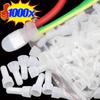 1000-100PCS Closed End Crimp Connectors Nylon Insulated Wire Crimps Cap Terminals Connector Audio Cable Wire Crimp Splice Kits