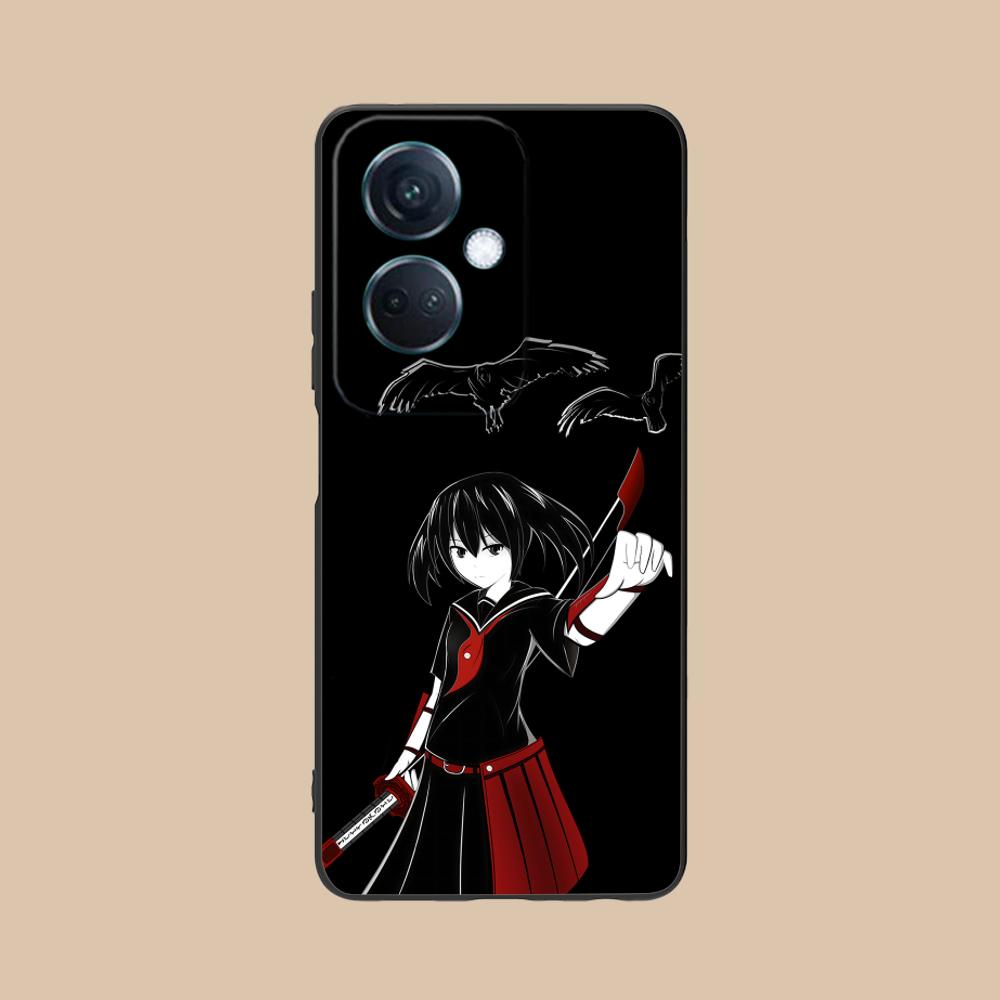 

Матовый чехол из ТПУ Akame Kurome для мобильного телефона OPPO Reno 14 13 12 11 10 9 8 7 6 5 F T Pro 5G, цветная печать OPPO Reno5 5G