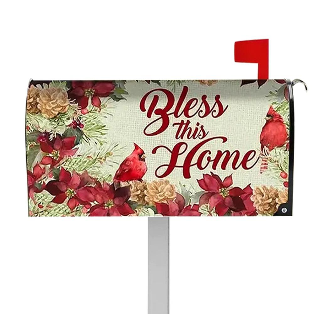 Winter Gnomes Mail Cover Christmas Snowman Letter Post Box Wraps Decor Window Yard