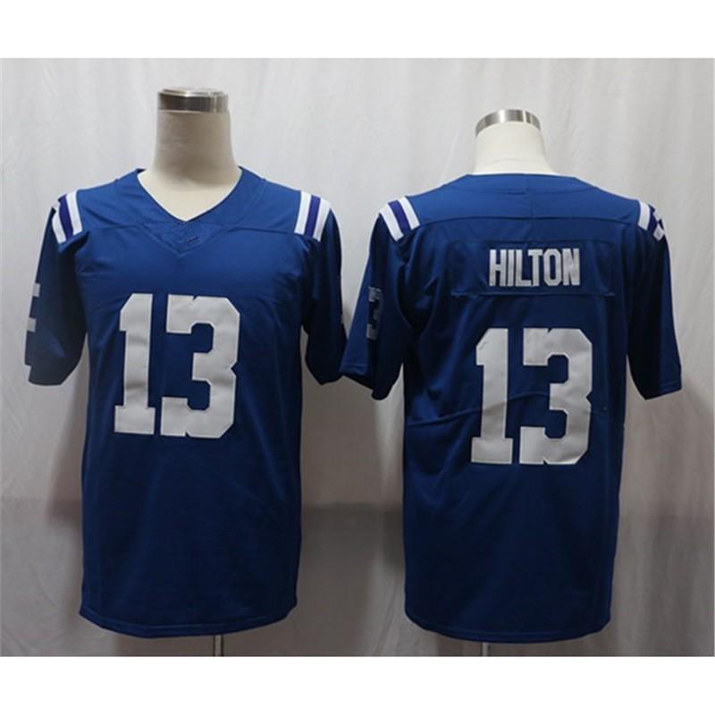 Mens NFL Indianapolis Colts Football Jersey Custom Name Number Cotton Blend Sports Uniform Fans