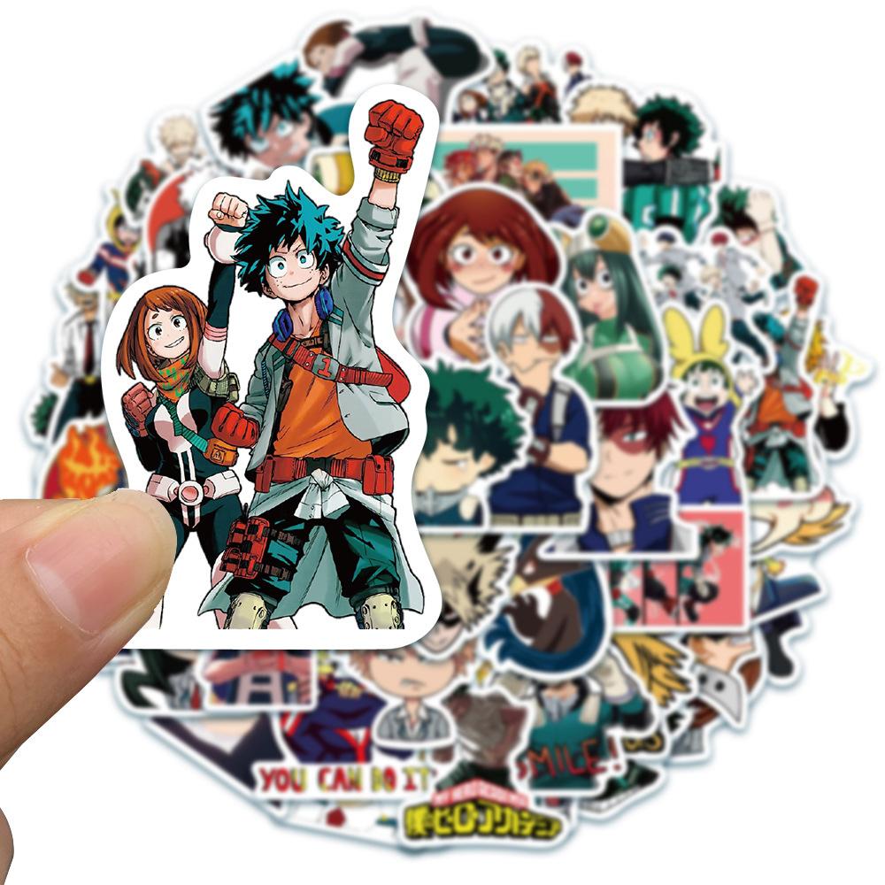10/30/50/100pcs Cartoon My Hero Academia Graffiti Stickers Deku Anime Decals Laptop Phone Skateboard Cool Midoriya Izuku Sticker